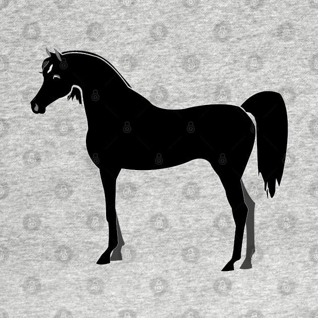 Black Arabian by DickinsonDesign